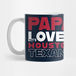 Papa Loves the Houston Texans Mug